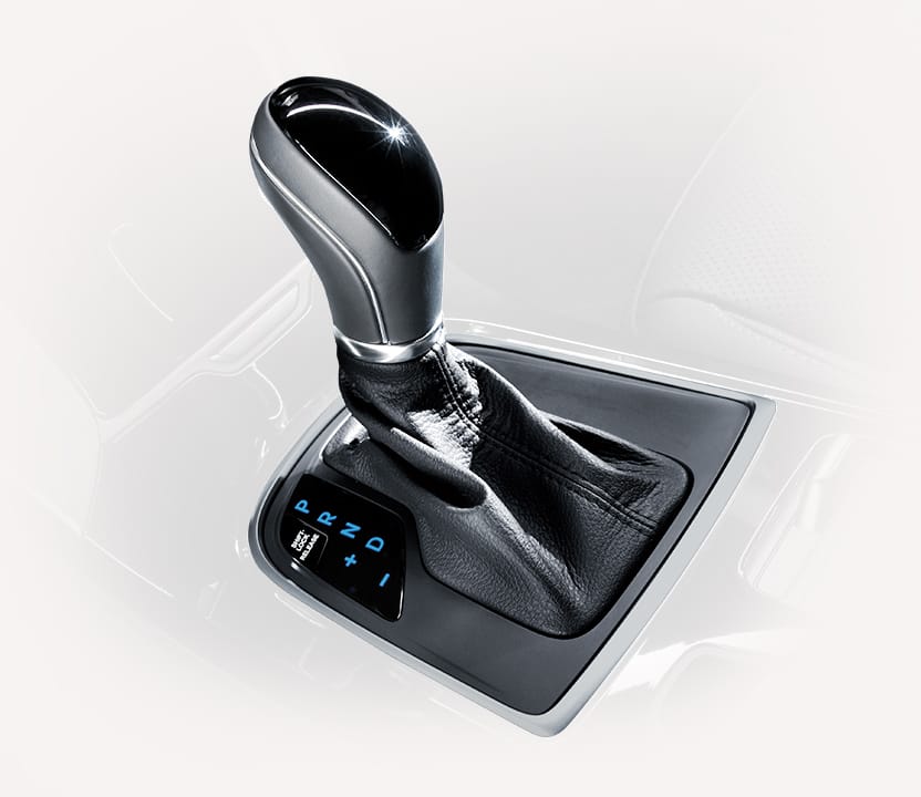 Closer view of 7-speed double clutch transmission