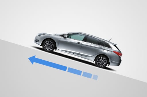 Side view of i40 elevates with hill-start assist control