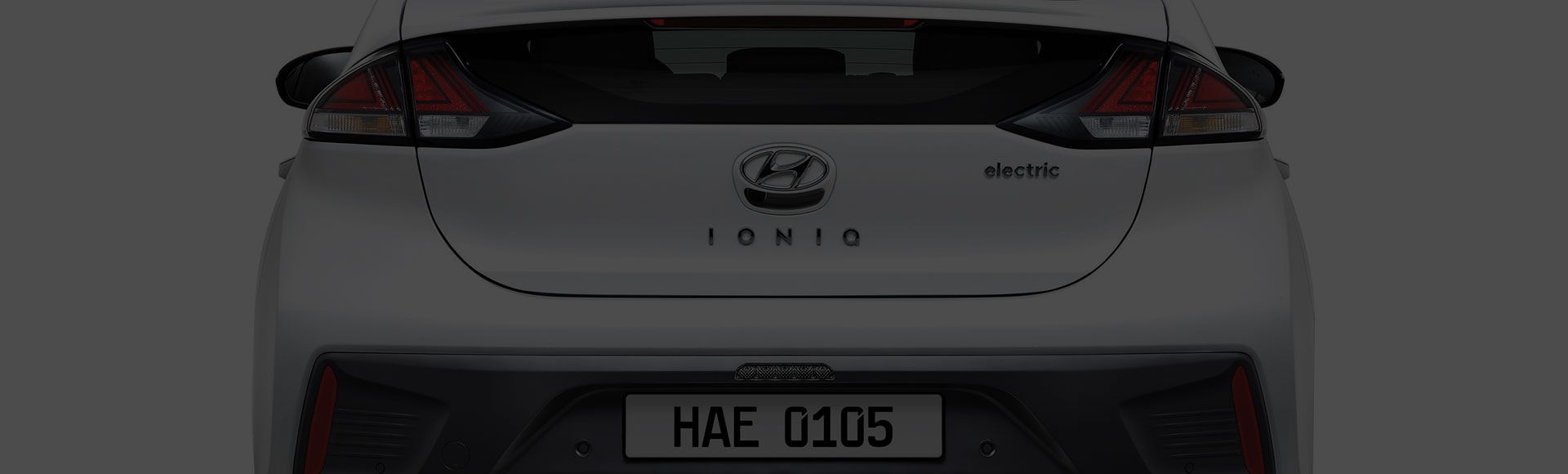 IONIQ electric exterior rear design