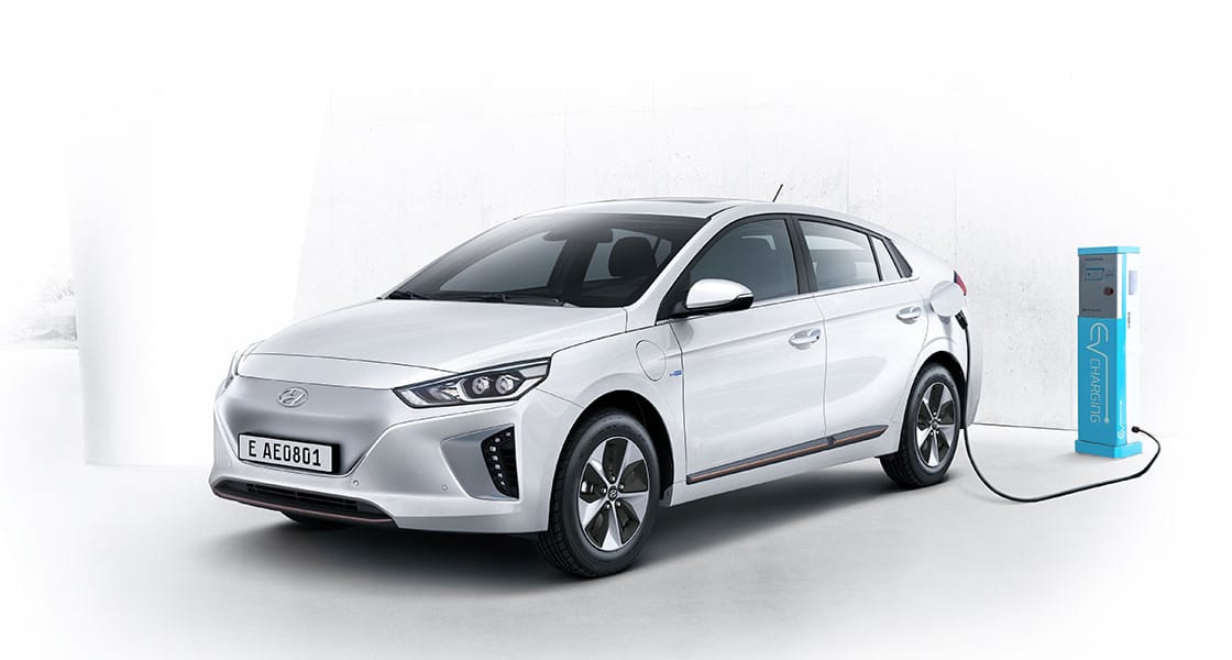 Ioniq Electric getting charged