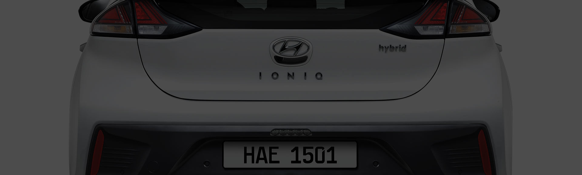 IONIQ hybrid exterior rear design