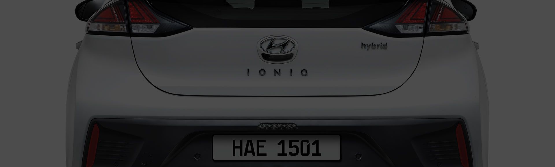 IONIQ hybrid exterior rear design