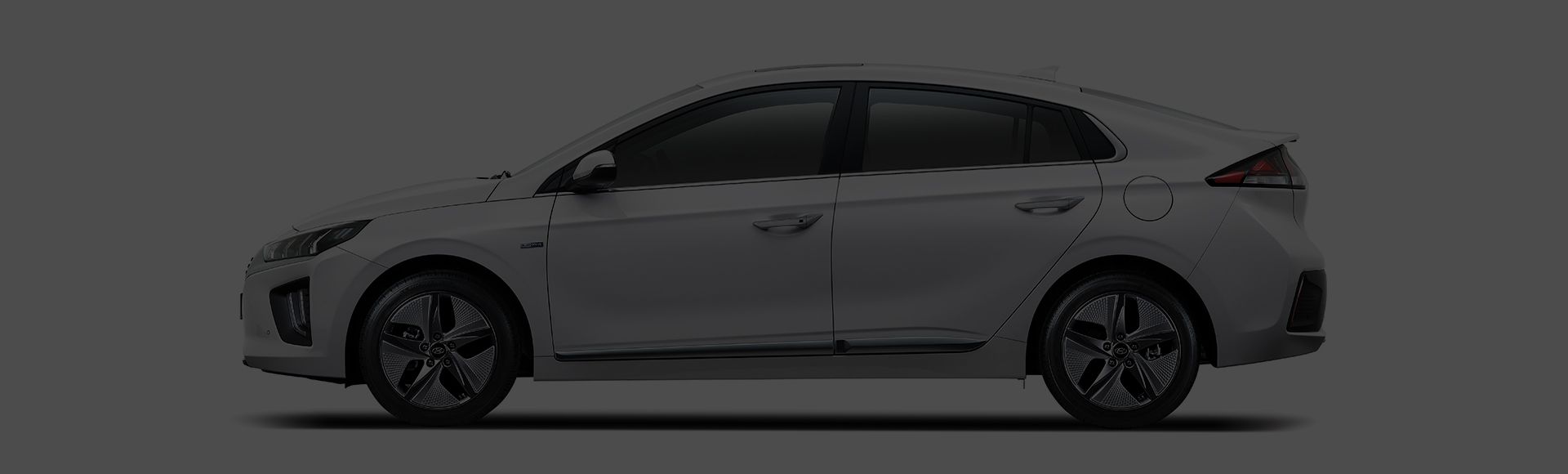 IONIQ hybrid exterior side design