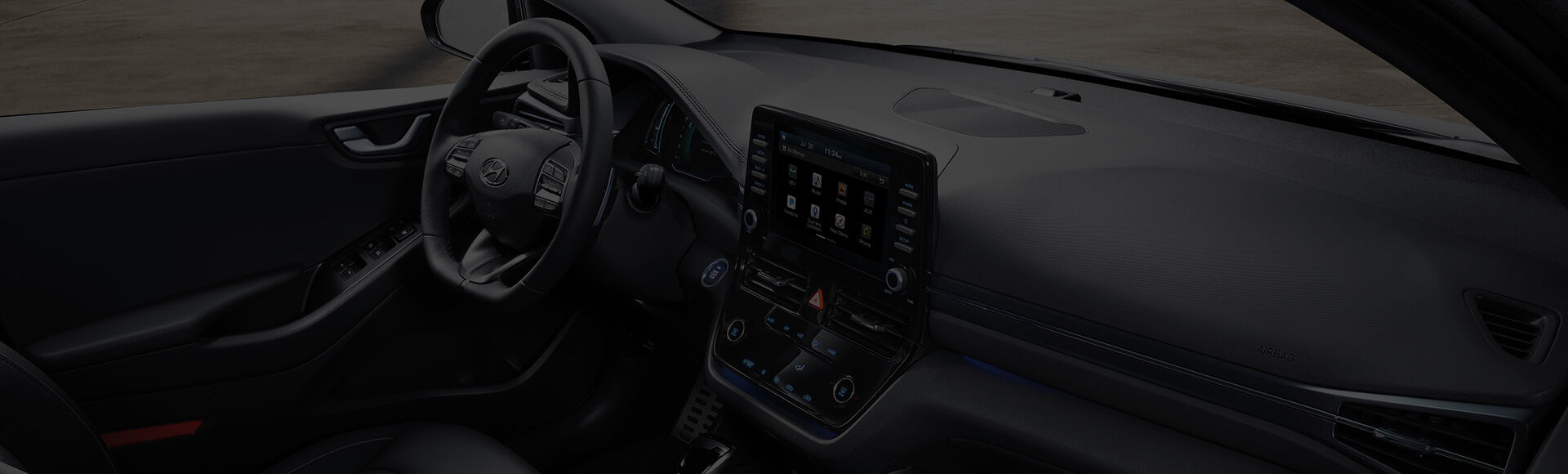 IONIQ hybrid interior design