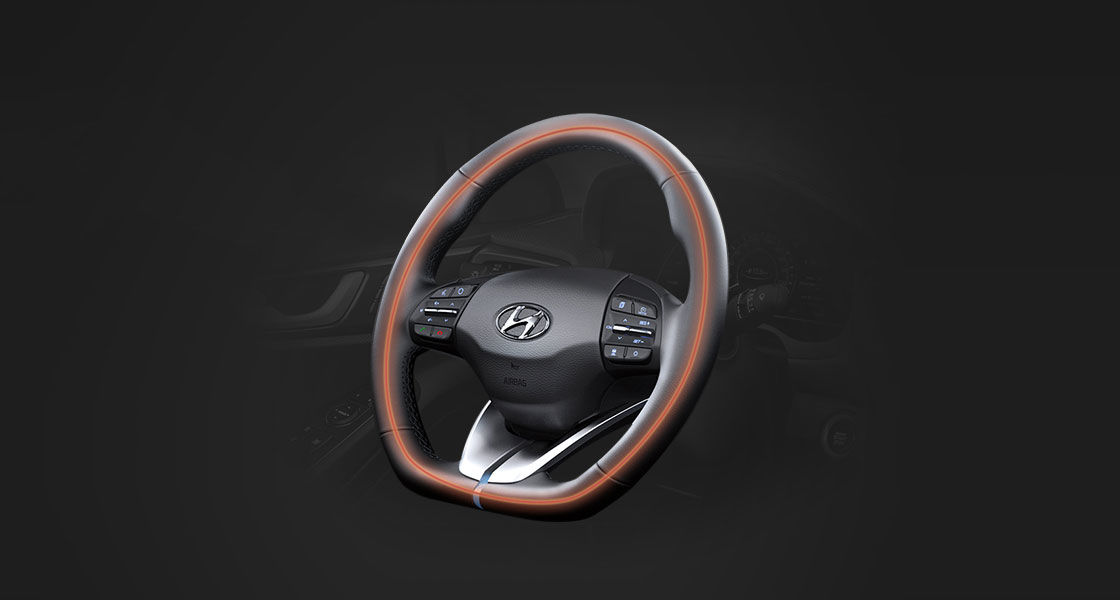 Heated steering wheel