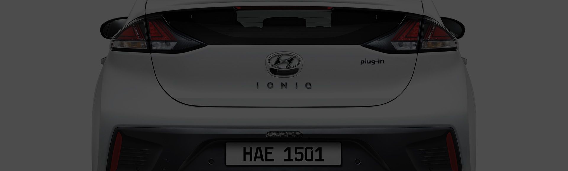 IONIQ plug-in hybrid exterior rear design