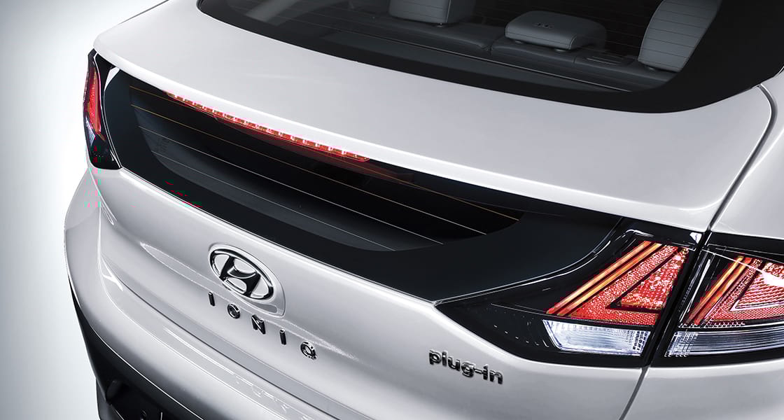 IONIQ plug-in hybrid rear spoiler