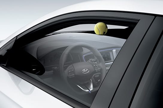 Safety window adjustment control system