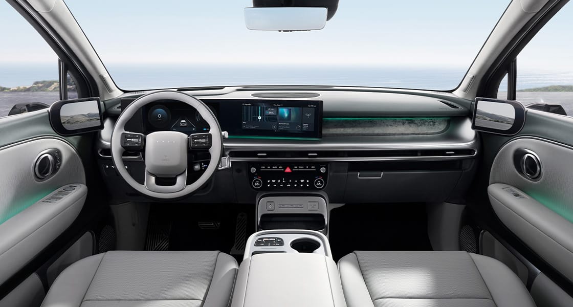 Wide interior shot of IONIQ 9