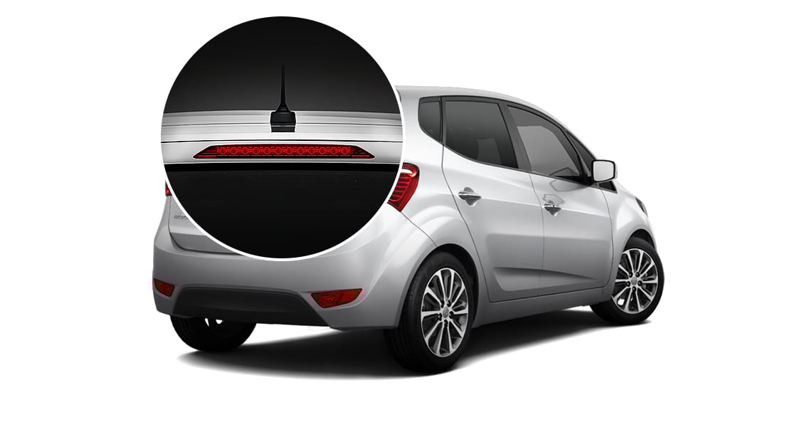 Closer view of high-mounted stop lamp