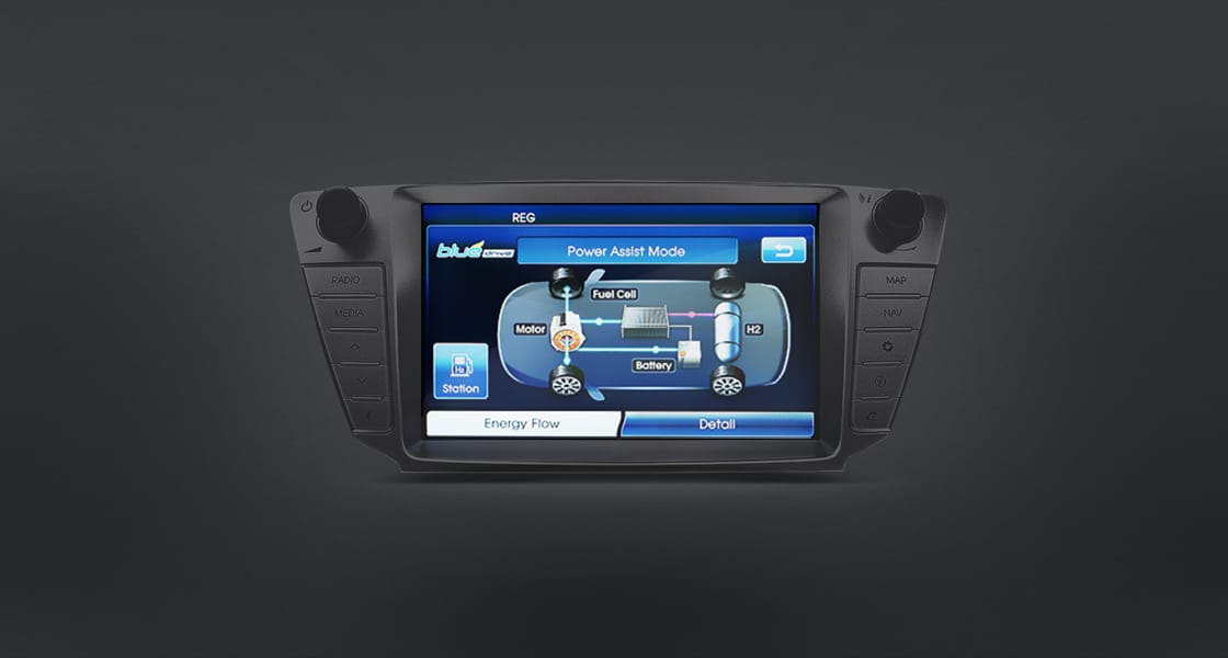 Display showing power assist mode