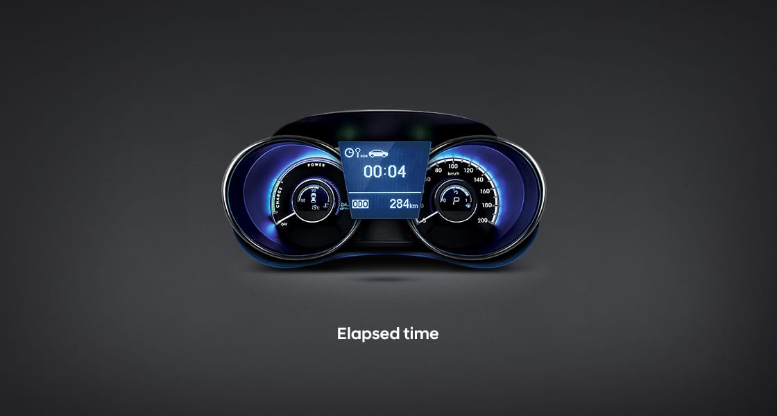 Supervision cluster Elapsed time screen