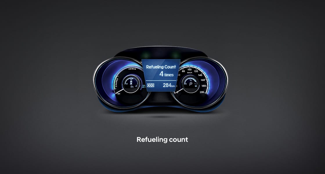 Supervision cluster refueling count screen