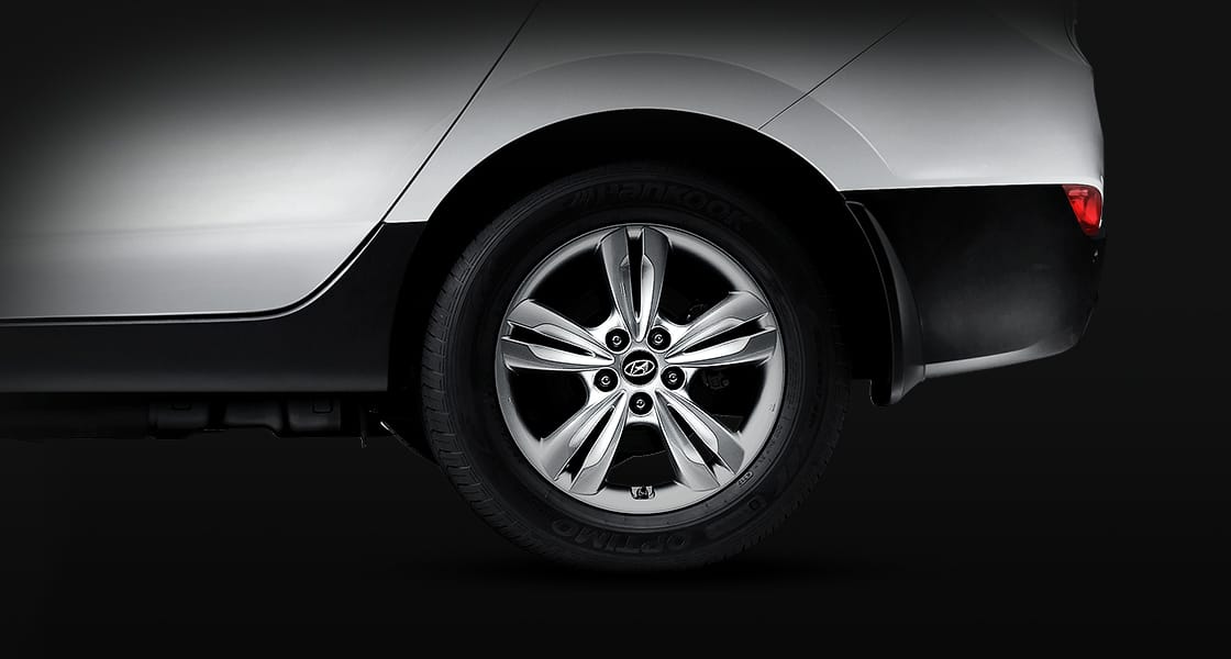 Closer view of wheel