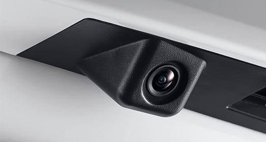 Closer view of rear camera for parking assistant system
