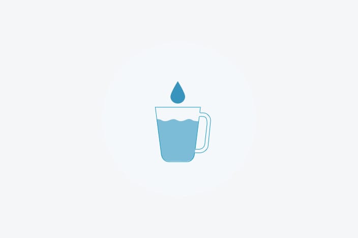 Cup of water icon