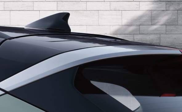 Dual tone roof, sharp connecting chrome line