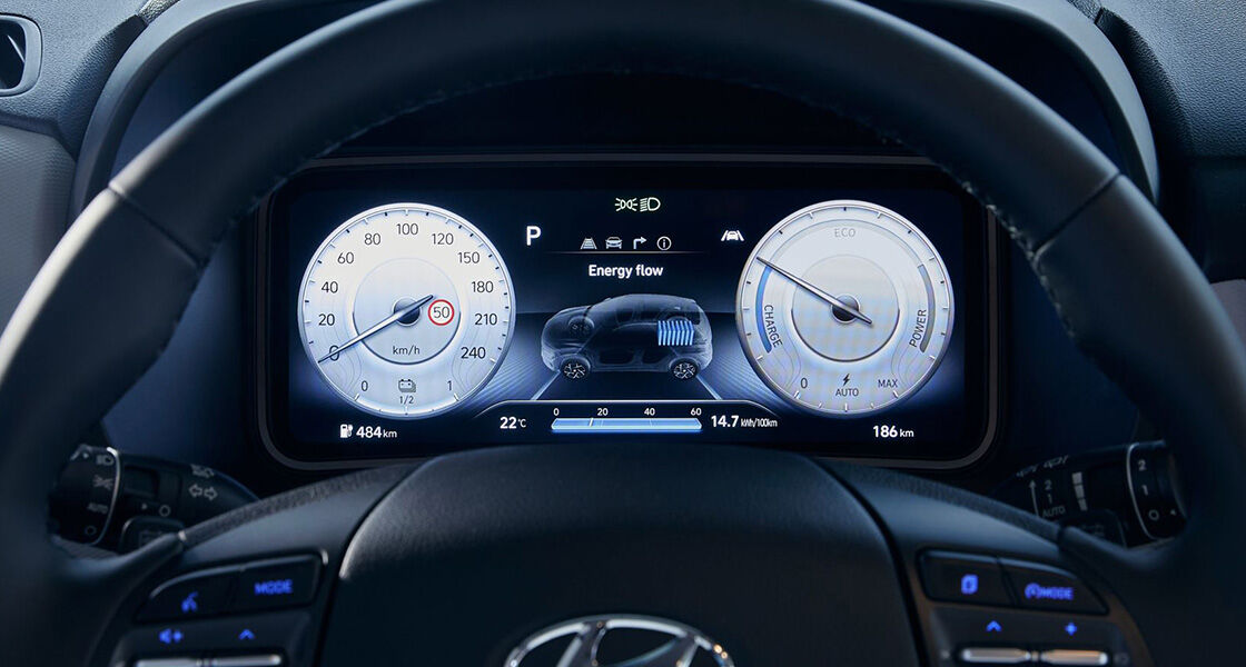 Fully digital 10.25″ gauge cluster