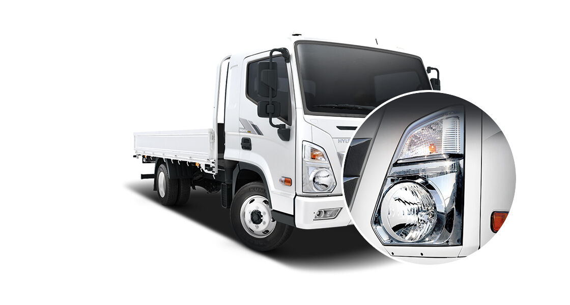 A closer view of H-100's side implying power window control system