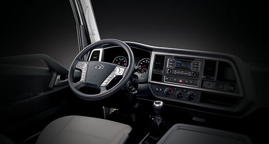 Interior of driver side