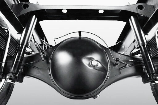 Closer view of anti-vibration dampers