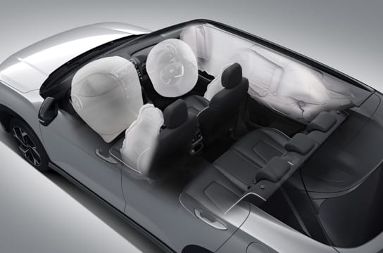 6-airbag system (Driver, Passenger, Side & Curtain)