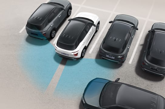 Rear Cross-traffic Collision-avoidance Assist (RCCA)