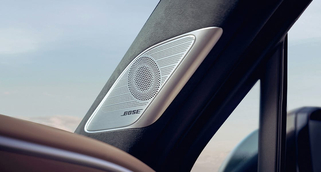 Close-up of the BOSE premium speaker in the all-new PALISADE