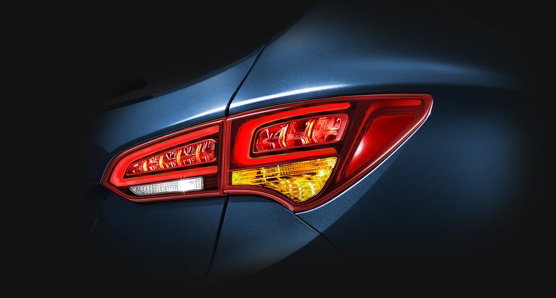 Closer view of LED rear combination lamp