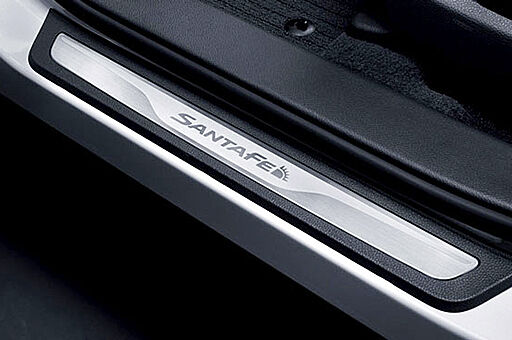 Door scuffs with Santa Fe logo