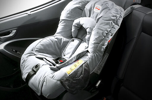 Child anchor system on rear seat