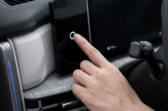 The all-new SANTA FE Fingerprint Recognition