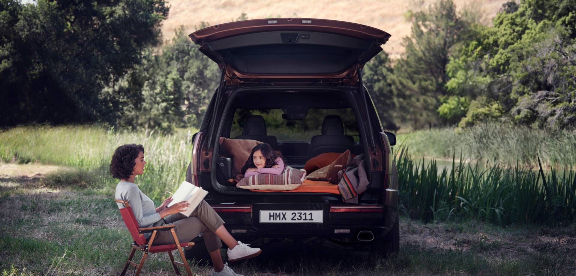 Utilizing the trunk of a Santa Fe