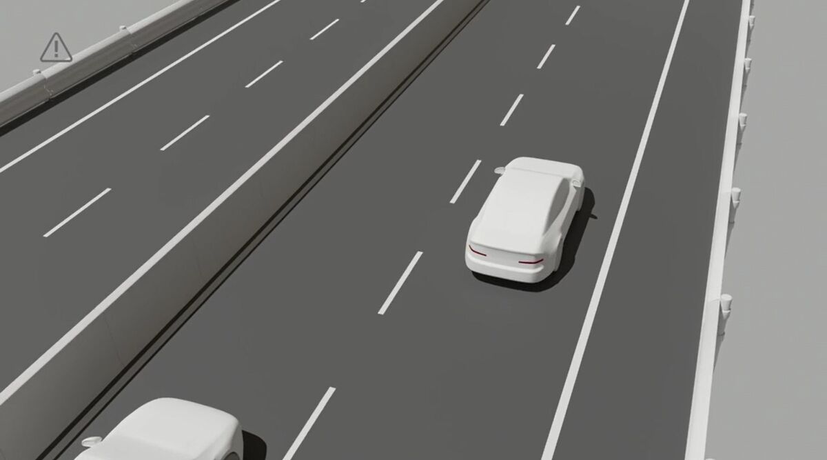 Detects rear side vehicles in blind-spots and prevents risk of collisions.