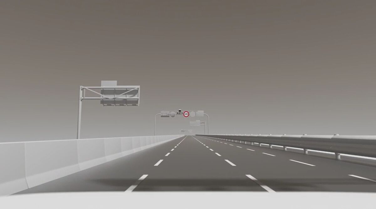 It's possible safety driving based on navigation when driving on highways equipped with smart cruise control.