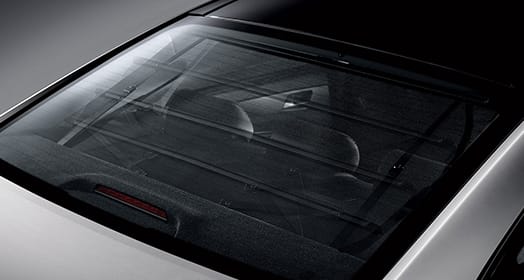 Back of sunroof on silver Sonata Hybrid