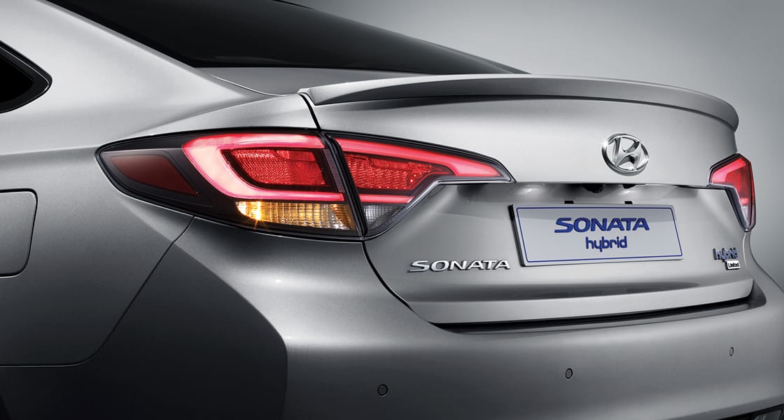 Exterior of rear part with lamps