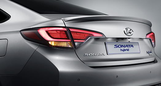 Exterior of rear part with lamps