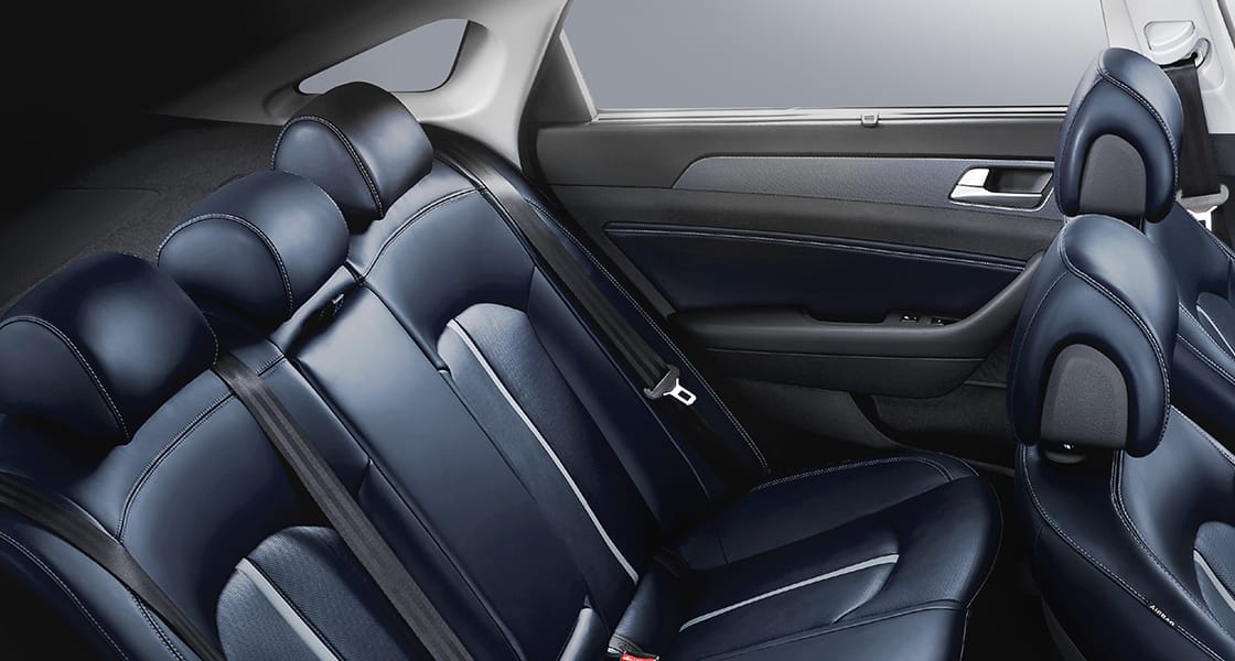 sonata hybrid interior rear seat