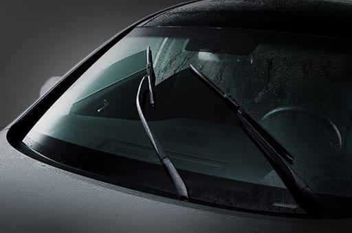 Rain sensor and aero blade wipers