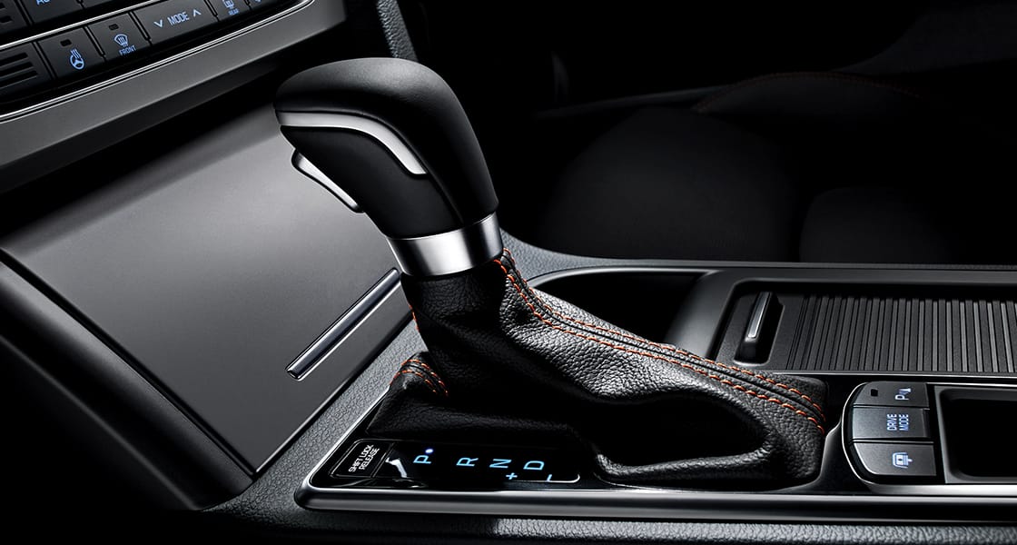 Automatic transmission from side view