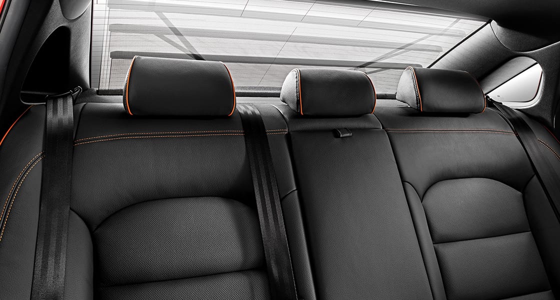 Rear seat interior