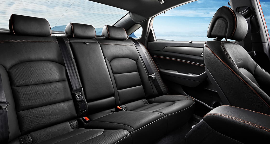 Rear seats interior from passenger's viewpoint