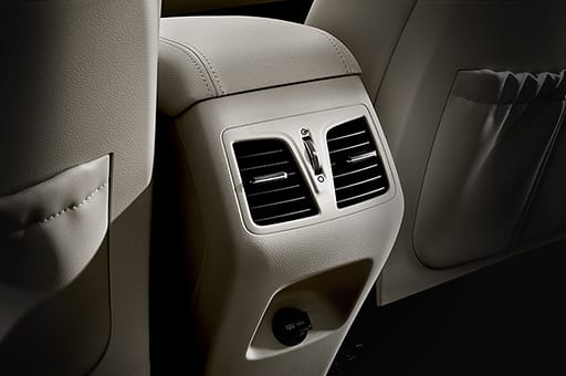 Rear air ventilation