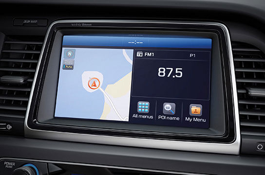 8" color display audio and navigation