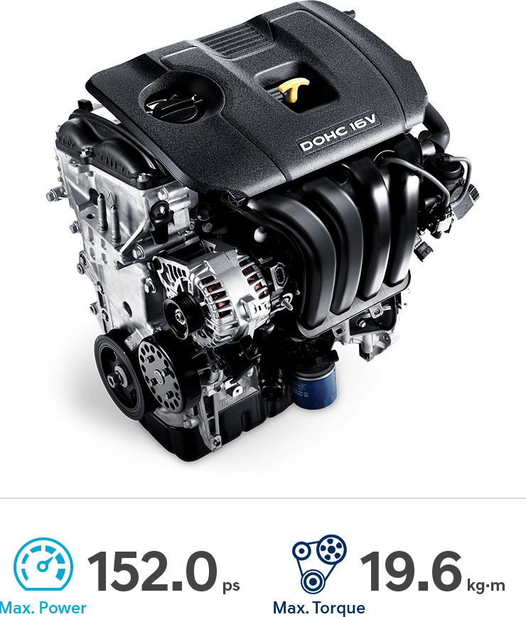 2.0 MPi gasoline engine