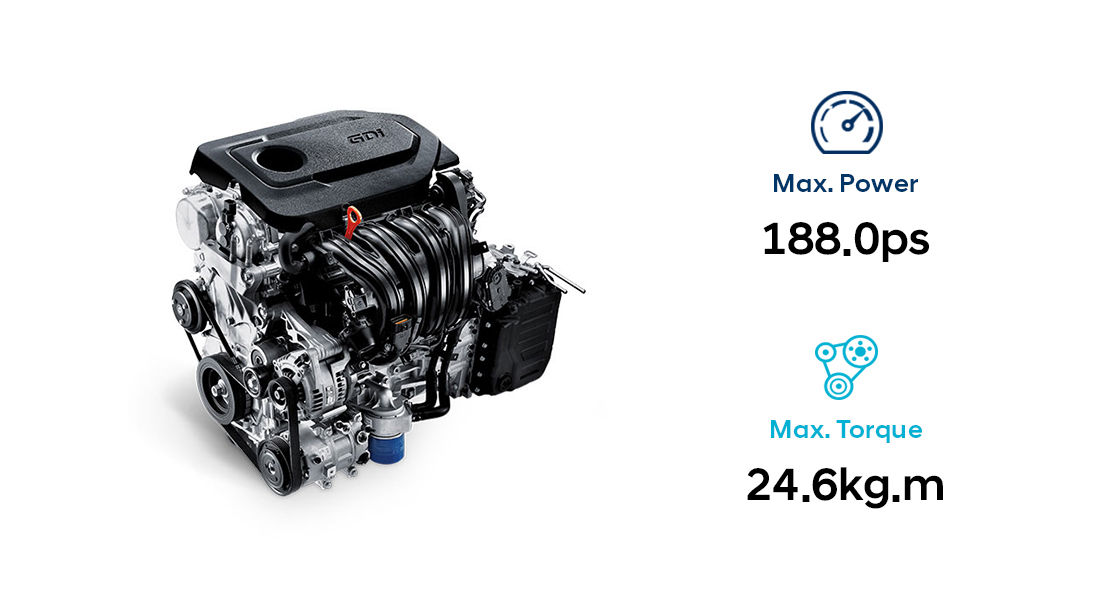 محرك بنزين سعة 2.4 لتر بنظام الحقن المباشر