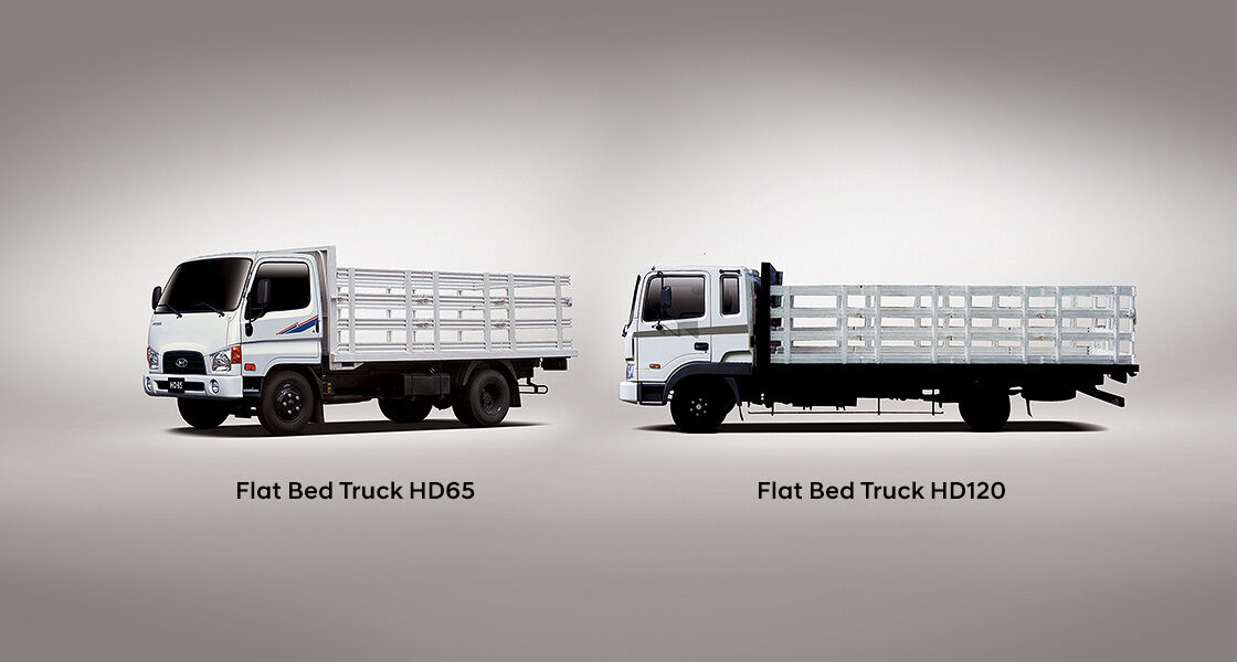 front view image of flatbed truck