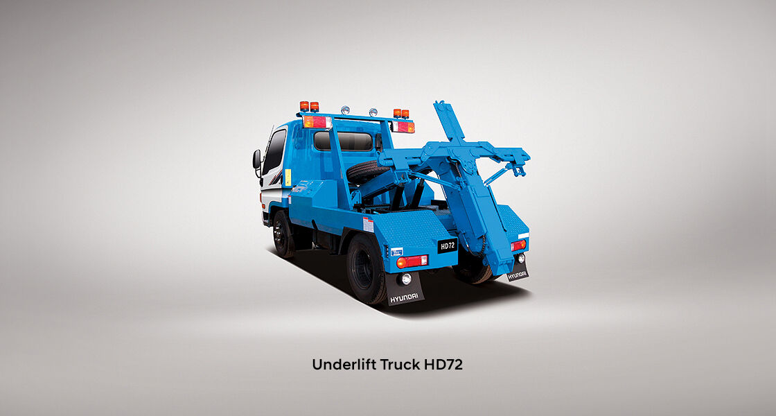 rear view image of underlift truck