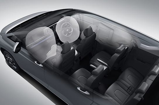 6-Airbag system (Driver, Passenger, Side & Curtain)